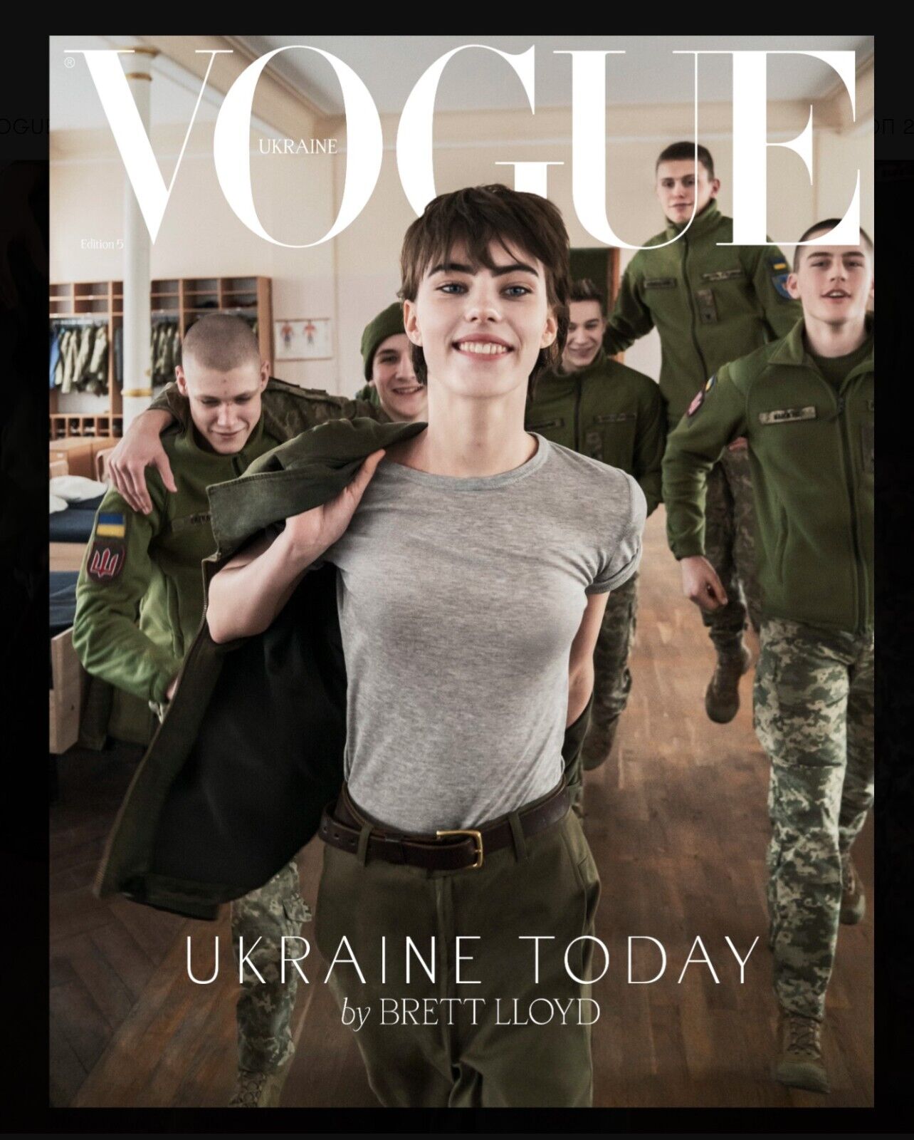 Vogue Ukraine Edition #5/2024 photo essay by Brett Lloyd