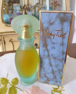 VTG 1990s Parlux VICKY TIEL EDP 2 Oz 60ml Spray ORIGINAL SIGNATURE Version