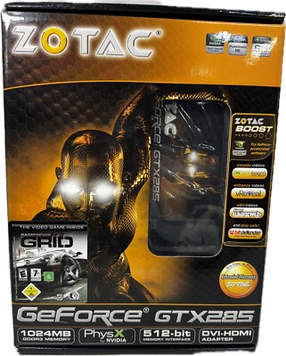 Zotac NVIDIA GeForce GTX 285 1GB GDDR3