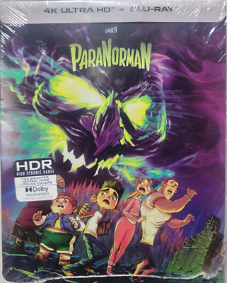 ParaNorman [4K UHD + Blu-ray] Limited Edition Steelbook New Sealed