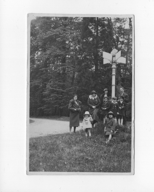 A503 Photo Originale Vintage Snapshot:Rond Des Forges ForÃªT De BercÃ© Sarthe 72