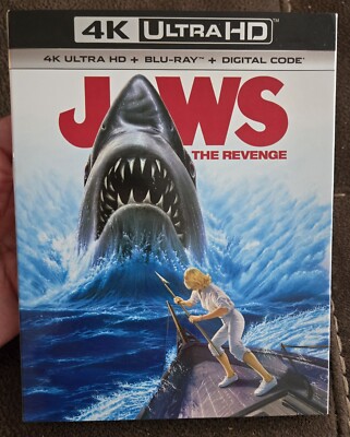 Jaws: the Revenge (4K Ultra HD) W/Slipcover Sealed!