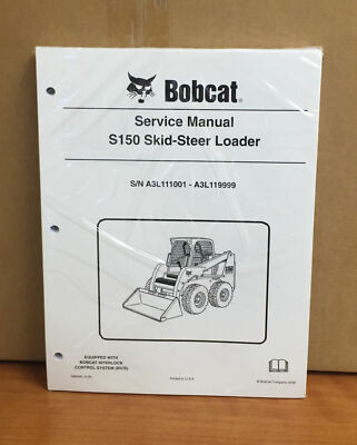 Bobcat S150 Skid Steer Loader Service Manual Shop Repair Book 1 Part # 6986566