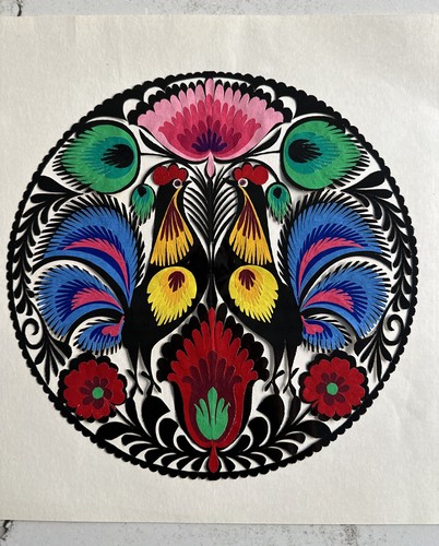 Polish Folk Art Pattern Laptop Sleeve Case 13 inch Laptop Bag Shockproof Pr