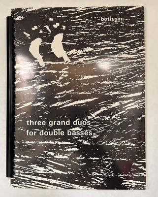 Giovanni Bottesini / Three Grand Duos for Double Basses cover title