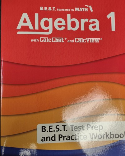 Algebra 1 BES.T. WITH Chitchat and CalcView Test Prep and Practice Workbook [Pap