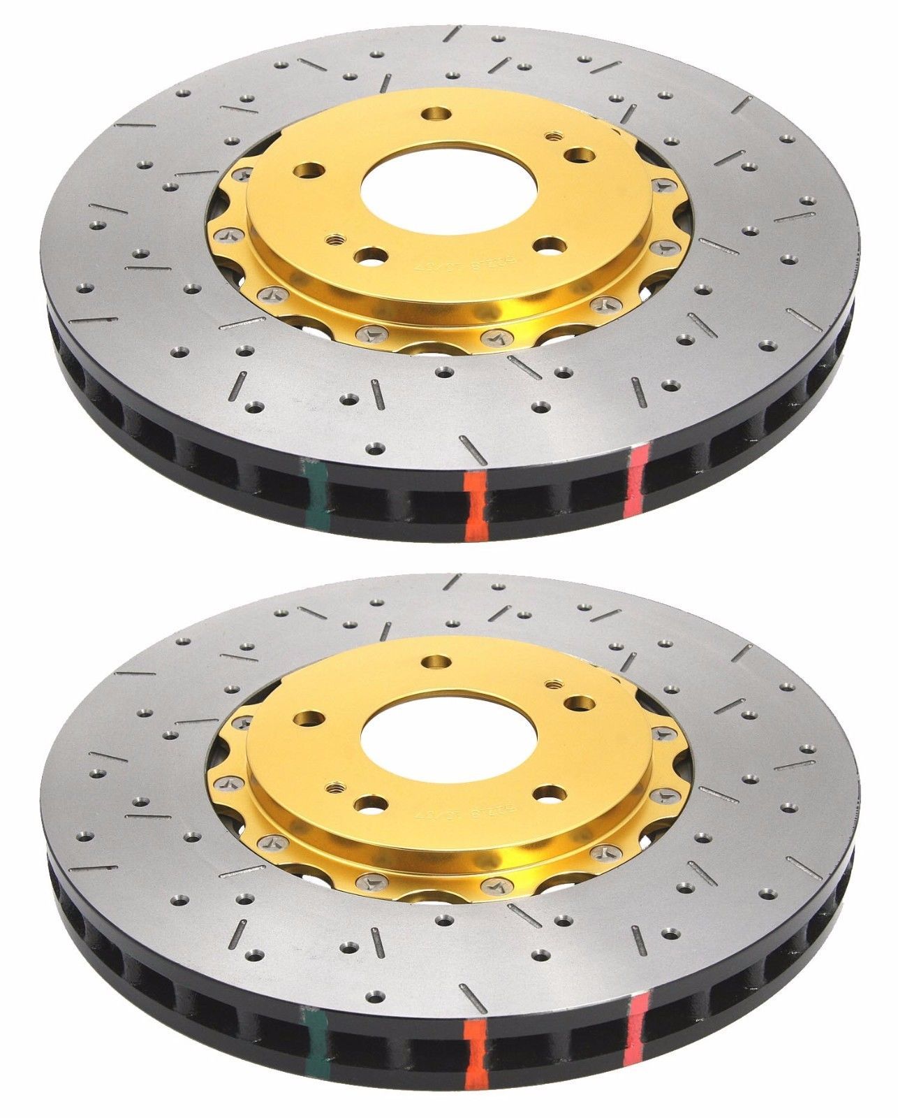 DBA Front Drilled & Slotted 5000 Series 2 Pc Rotor for