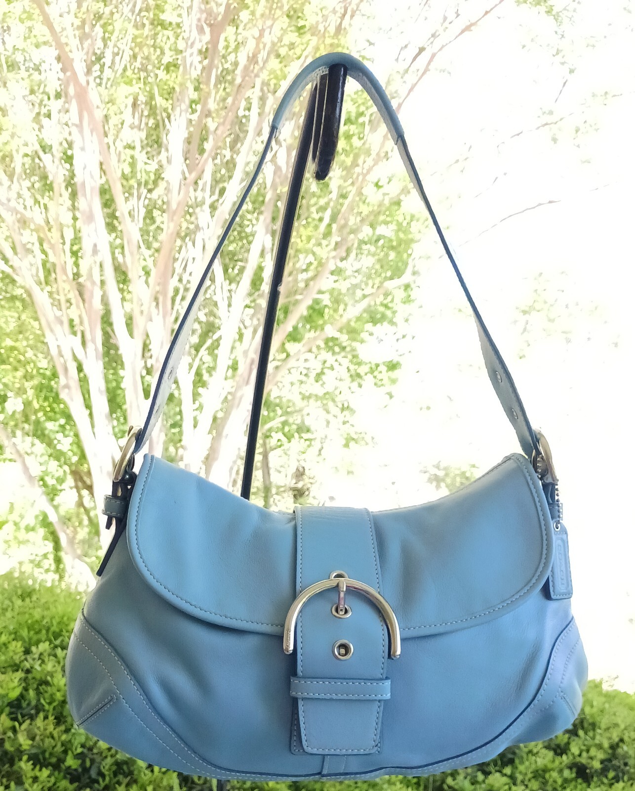 バッグ Coach Vtg Ergo Sky Blue Crescent Bag y2k Coach Vtg Ergo Sky Blue Crescent Bag y2k | eBay