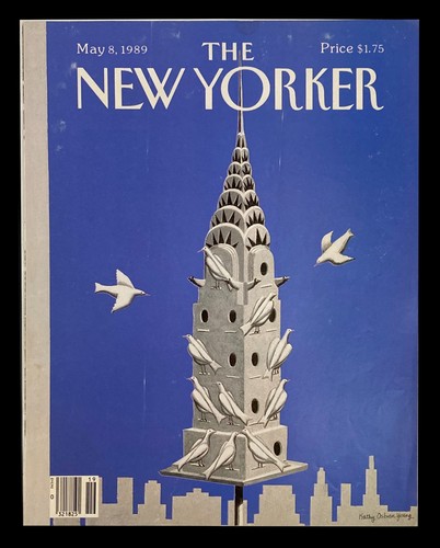 COVER ONLY The New Yorker May 8 1989 Bird House by Kathy