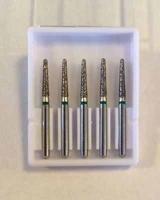 Crosstech High Speed Diamond Dental Bur Round End Taper B5MC 856-016 Coarse 5pk