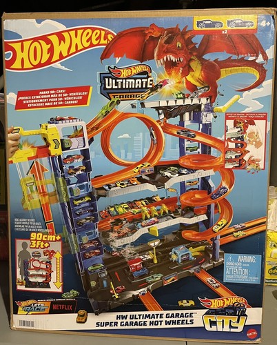 【メロンソーダ】have fun garage PLATE SET Hot Wheels City Ultimate Garage Playset with 2 Die-Cast Cars
