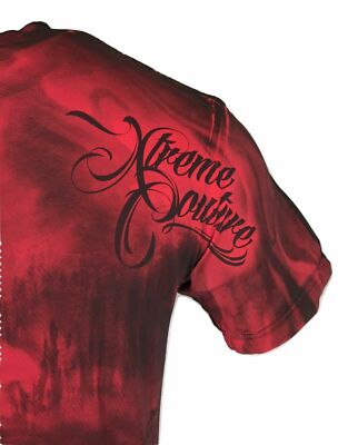 Xtreme Couture Affliction Men's T-Shirt HEADHUNTER Red Tattoo Biker S-5XL