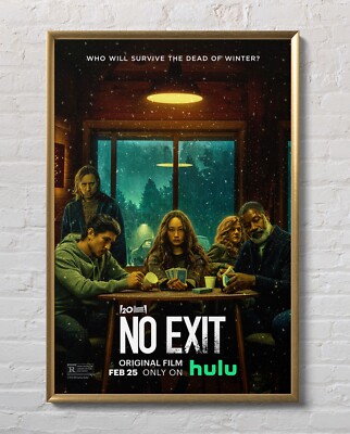 No Exit 2022 Movie Poster 24''x36'' Glossy Unframed 22029