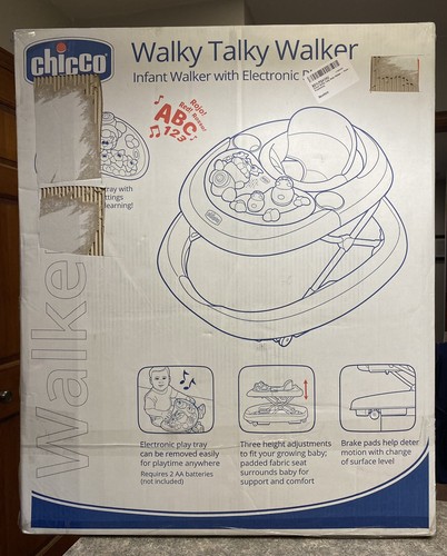 Chicco Walky Talky Baby Walker, Spring -- Multilingual Play — New