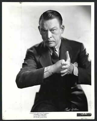 FRED ALLEN IN 20th CENTURY-FOX STUNNING PORTRAIT PHOTO