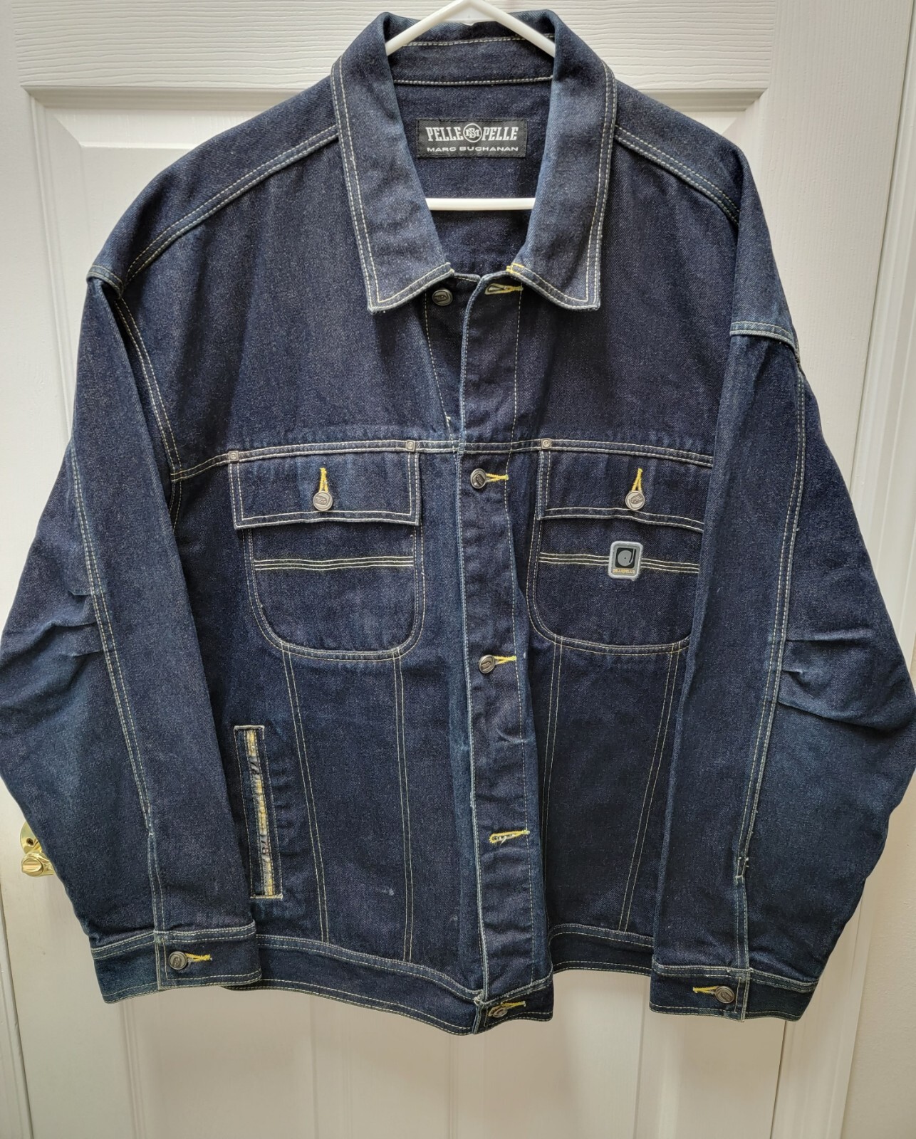 Pelle Pelle Marc Buchanan Denim Jacket 2XL | eBay Pelle Pelle Marc Buchanan Denim Jacket 2XL | eBay