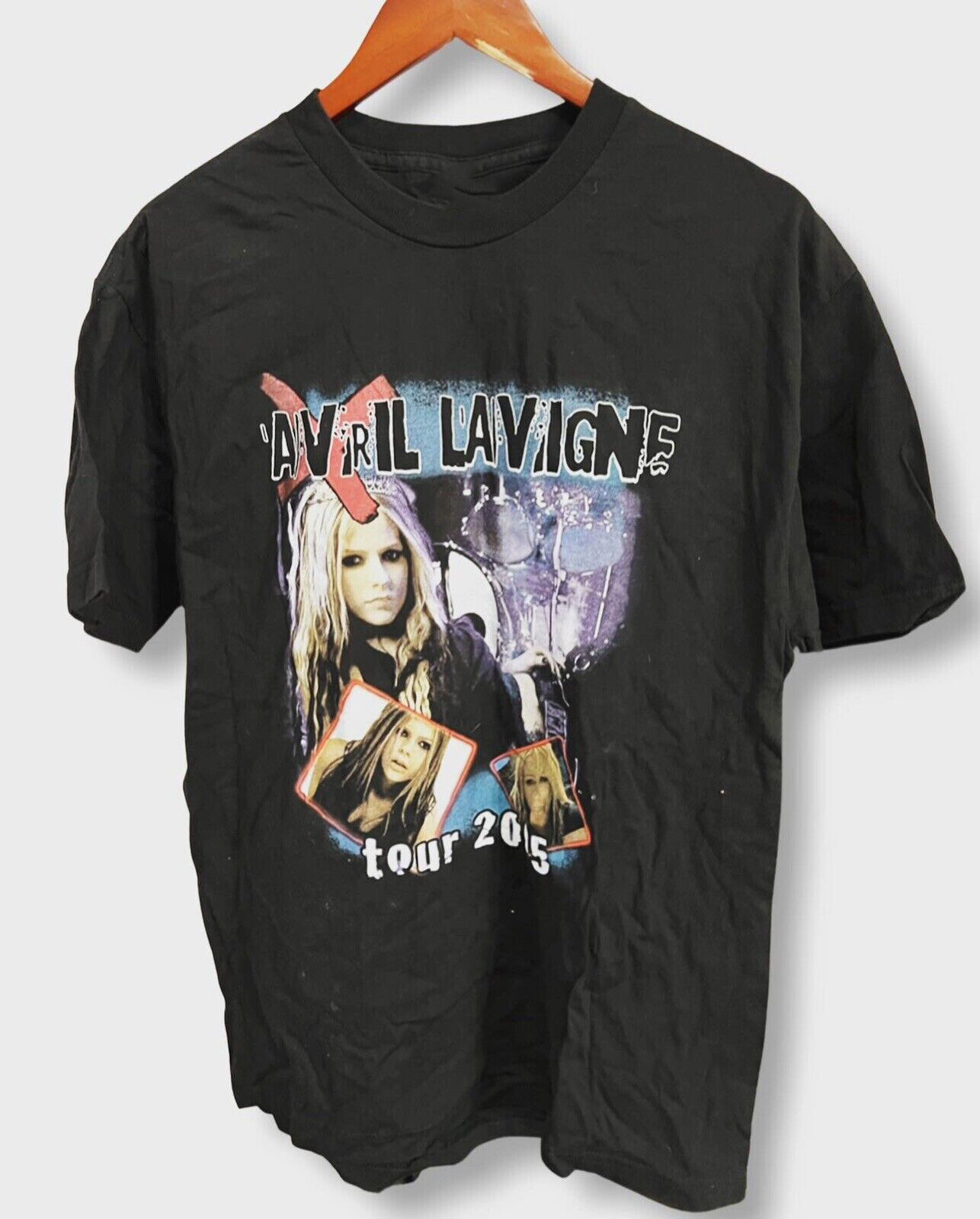 Avril Lavigne Japan Tour 2022 Tシャツ Vintage Avril Lavigne Tour Black Color Cotton All Size Shirt