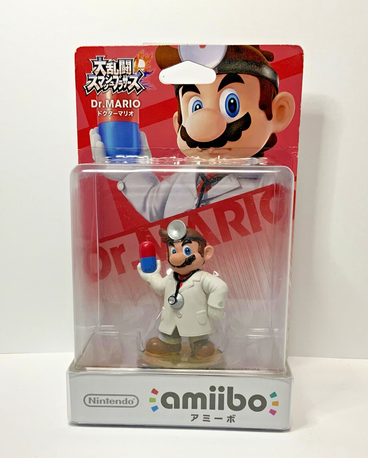 任天堂　amiibo プリン　ドクターマリオ　Mr.ゲーム&ウォッチ　ロボット等 Nintendo Amiibo Dr. Mario with box nintendo switch from