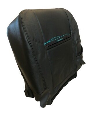 10 Compatible with .Cadillac Esca Driver Second Row BottomLeather Seat Cover BLK