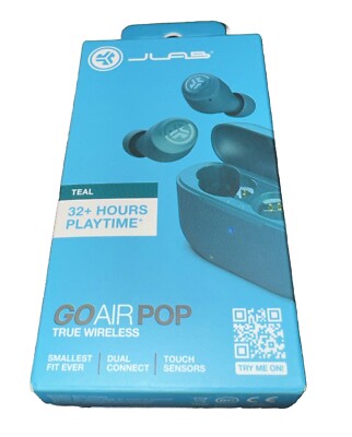 JLab - GO Air POP True Wireless In-Ear Headphones - Teal
