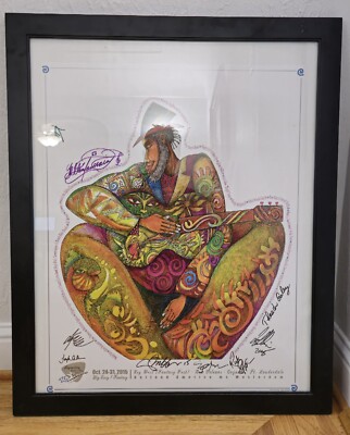 Legendary Rhythm and Blues Cruise 2015 Poster AUTO Buddy Guy Benoit Toussaint+!