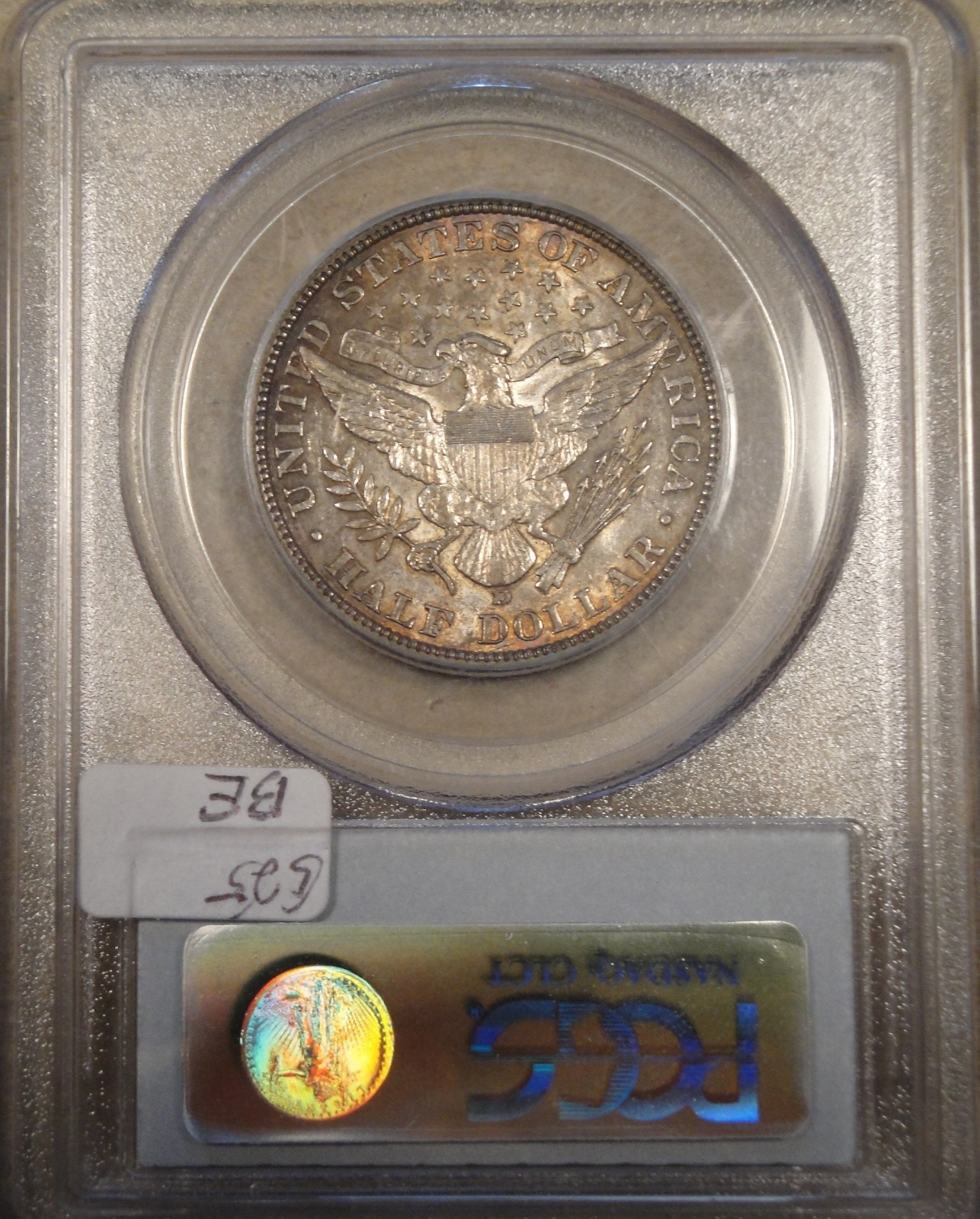 1907-D Barber Half Dollar PCGS AU55