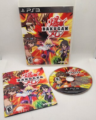 BAKUGAN Battle Brawlers (Sony PlayStation 3 / PS3, 2009) *Tested and Working*