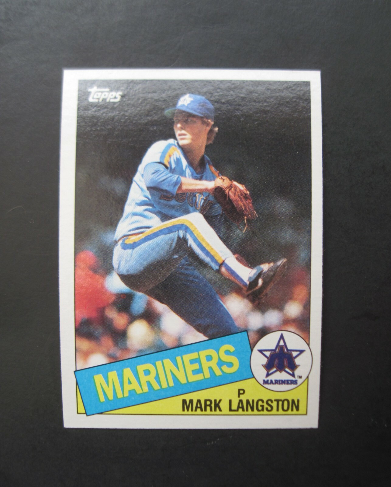 MARK LANGSTON ROOKIE CARD 1985 Topps #625 Mariners Pitcher Free Shipping. rookie card picture