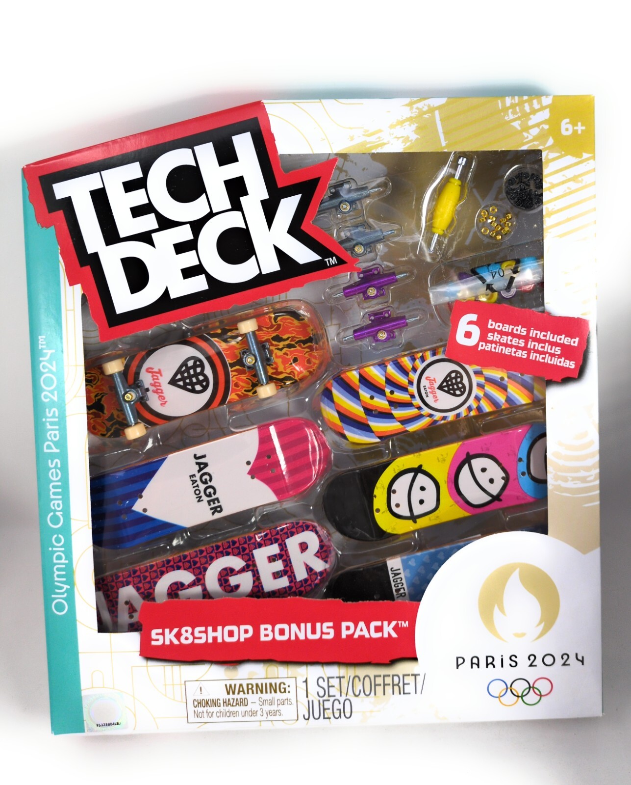 Tech Deck Sk8Shop Bonus Pack Paris Olympics 2024 Jagger