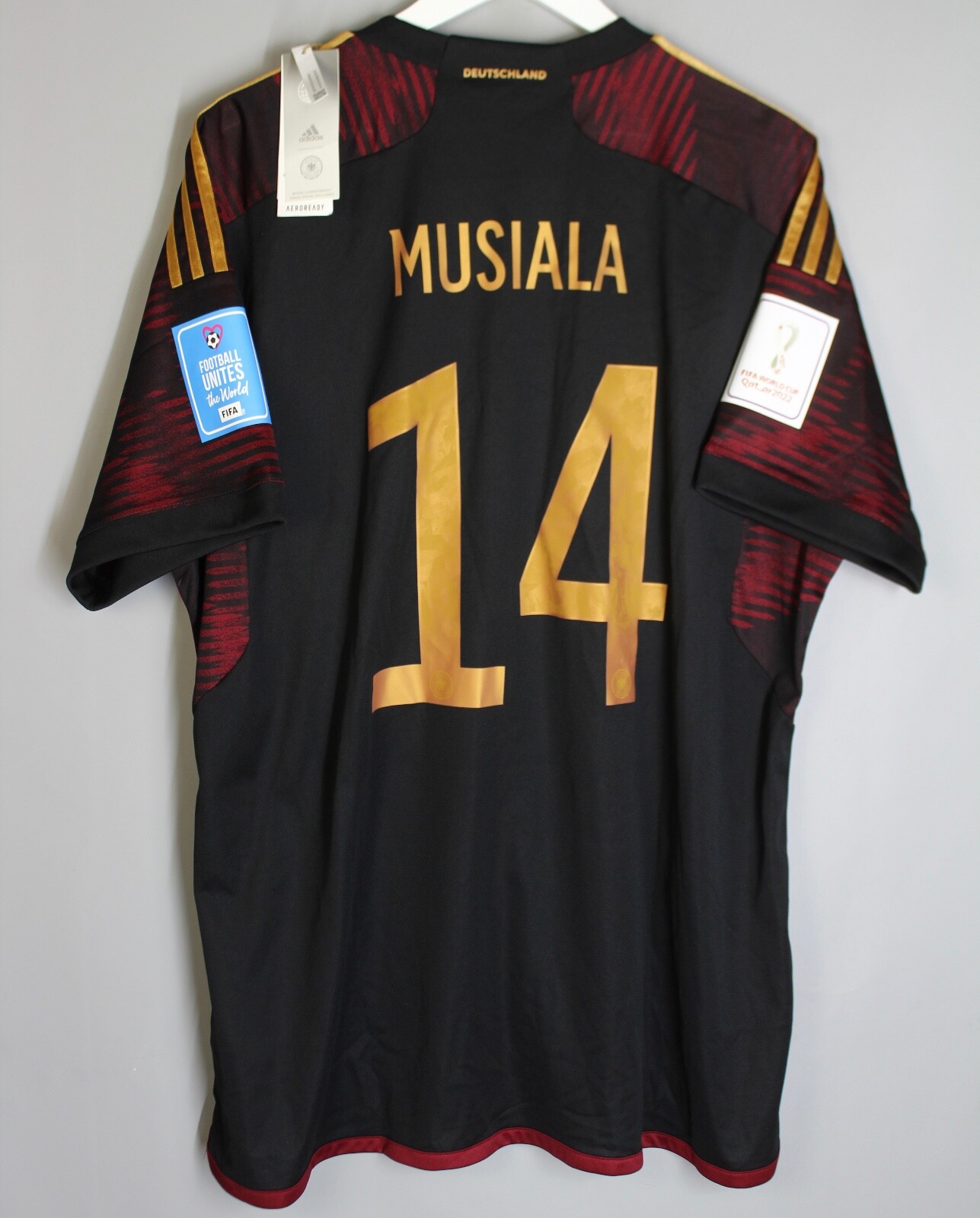 NWT GERMANY NATIONAL TEAM 2022 2024 AWAY FOOTBALL SHIRT