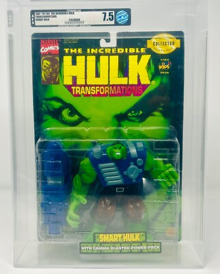 1997 SMART HULK AFA GRADED 7.5 TOY BIZ INCREDIBLE TRANSFORMATIONS MARVEL COMICS