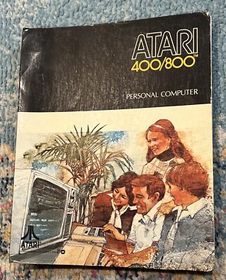 Vintage Atari 400/800 Personal Computer Basic Reference & Operators Manual 1979