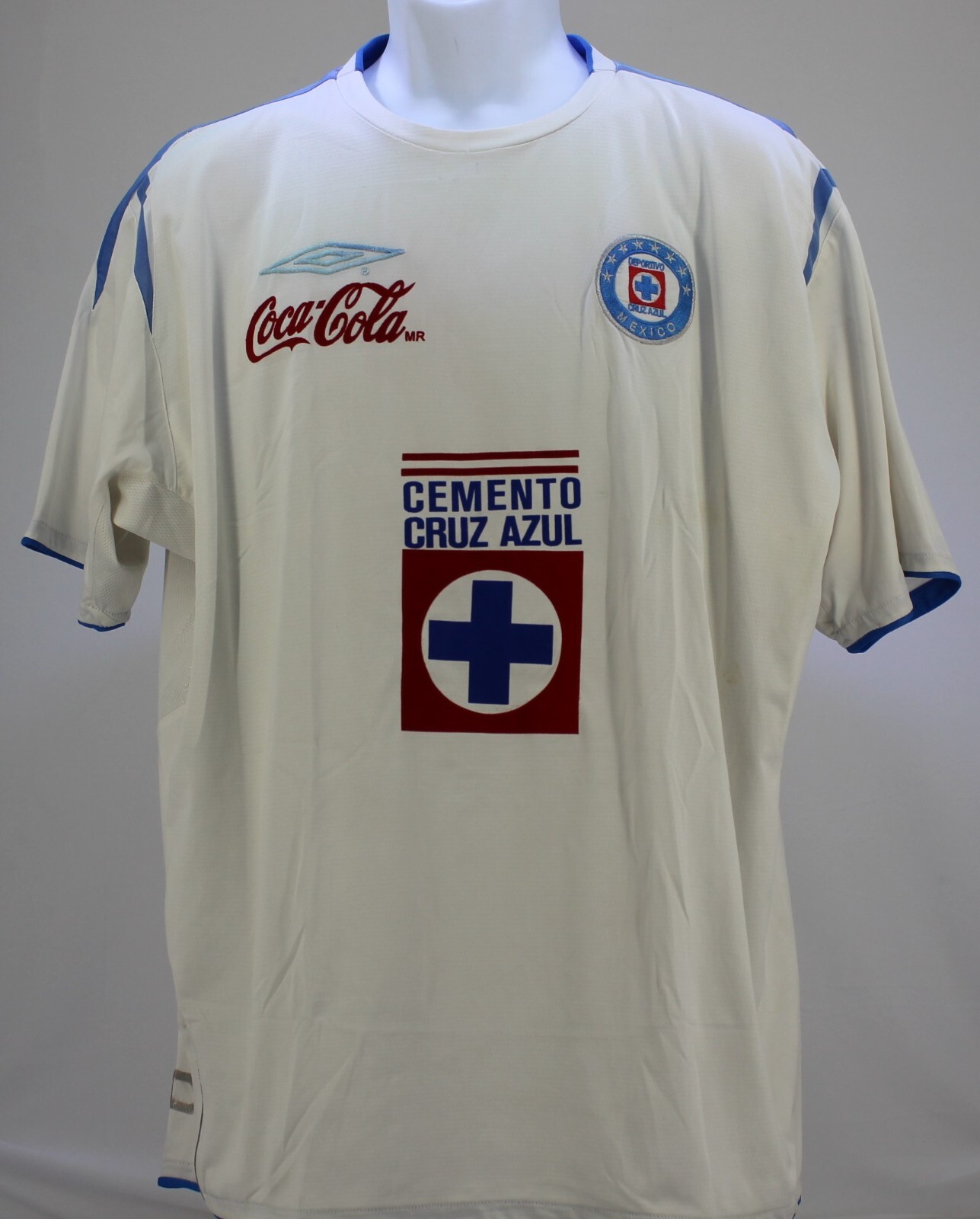 Club Deportivo Cruz Azul Autentic Umbro Jersey size XLarge 2004