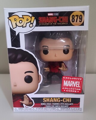 Funko POP! Shang-Chi #879 Marvel Collector Corps Exclusive Ten Rings 