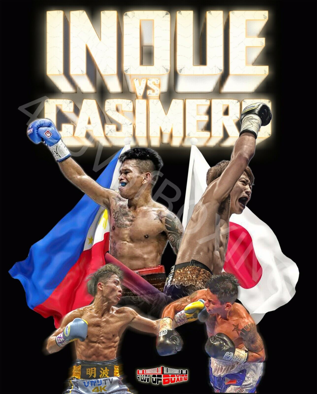 Amazon.com: BAOGELI Naoya Inoue Boxing Signed Poster Canvas