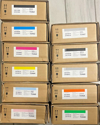 Set of 11 EPSON Stylus Pro WT7900 7900 9900/T5961,62,63,64,65,66,67,68,69,6A,6B