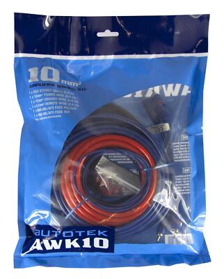 Autotek AWK 10 Verstärker Installation Kit Einbau Verstärker Anschluß Set 10mm²