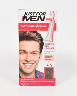 Just For Men Easy Comb In Color Application Kit #A-45 DARK BROWN