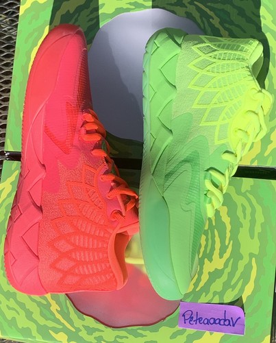 Pre-owned Puma Lamelo Ball  Mb.01 Rick And Morty Men's 11.5 Brand In Red