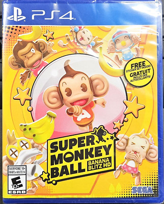 SUPER MONKEY BALL BANANA BLITZ HD (PS4) PLAYSTATION 4 NEW!!!