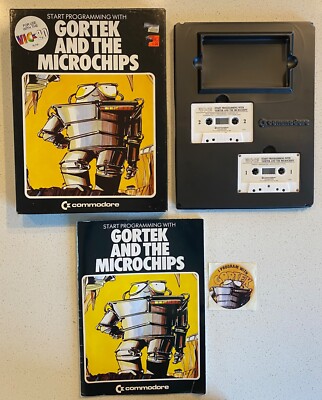 Gortek and the Microchips Programming for Commodore Vic-20 COMPLETE UNTESTED