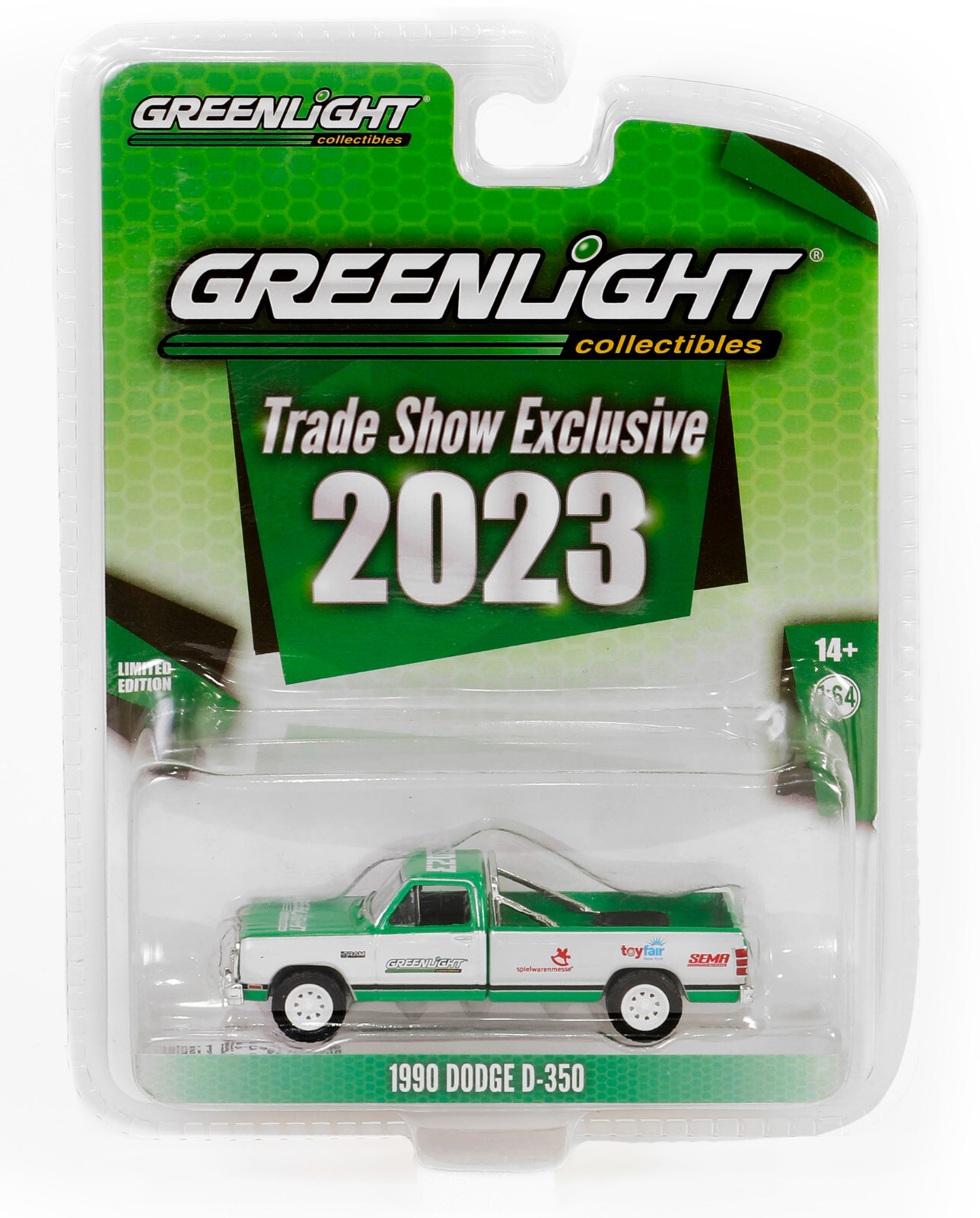 1:64 GreenLight *TRADE SHOW 2023* 1990 Dodge D-350 1st