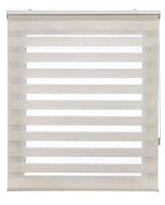 Uniestor Basic Tenda a rullo a doppio strato Lino | Tenda 120 x 180 cm (Larghezz