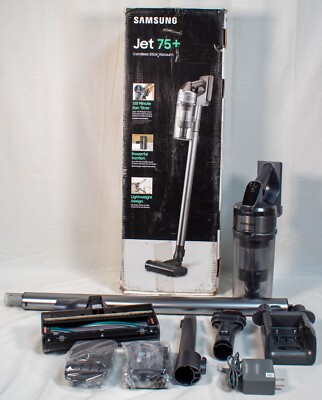 Samsung Jet 75+ Lightweight Cordless Stick Vacuum Cleaner with Extra Battery