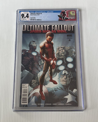 Ultimate Fallout #4 CGC 9.4 1st Miles Morales Spiderman Spider-verse 2nd Print 1