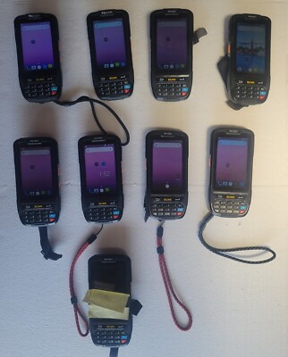 Munbyn IPDA018 Android Barcode Scanner (Lot of 9) 10 extra Batteries and stands