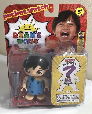 Pocket Watch Ryan's World Series 3 Caveman Ryan Plus Bonus Mystery Figure