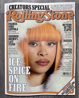 ROLLING STONE MAGAZINE - SEPTEMBER 2024- ICE SPICE ON FIRE - BRAND NEW