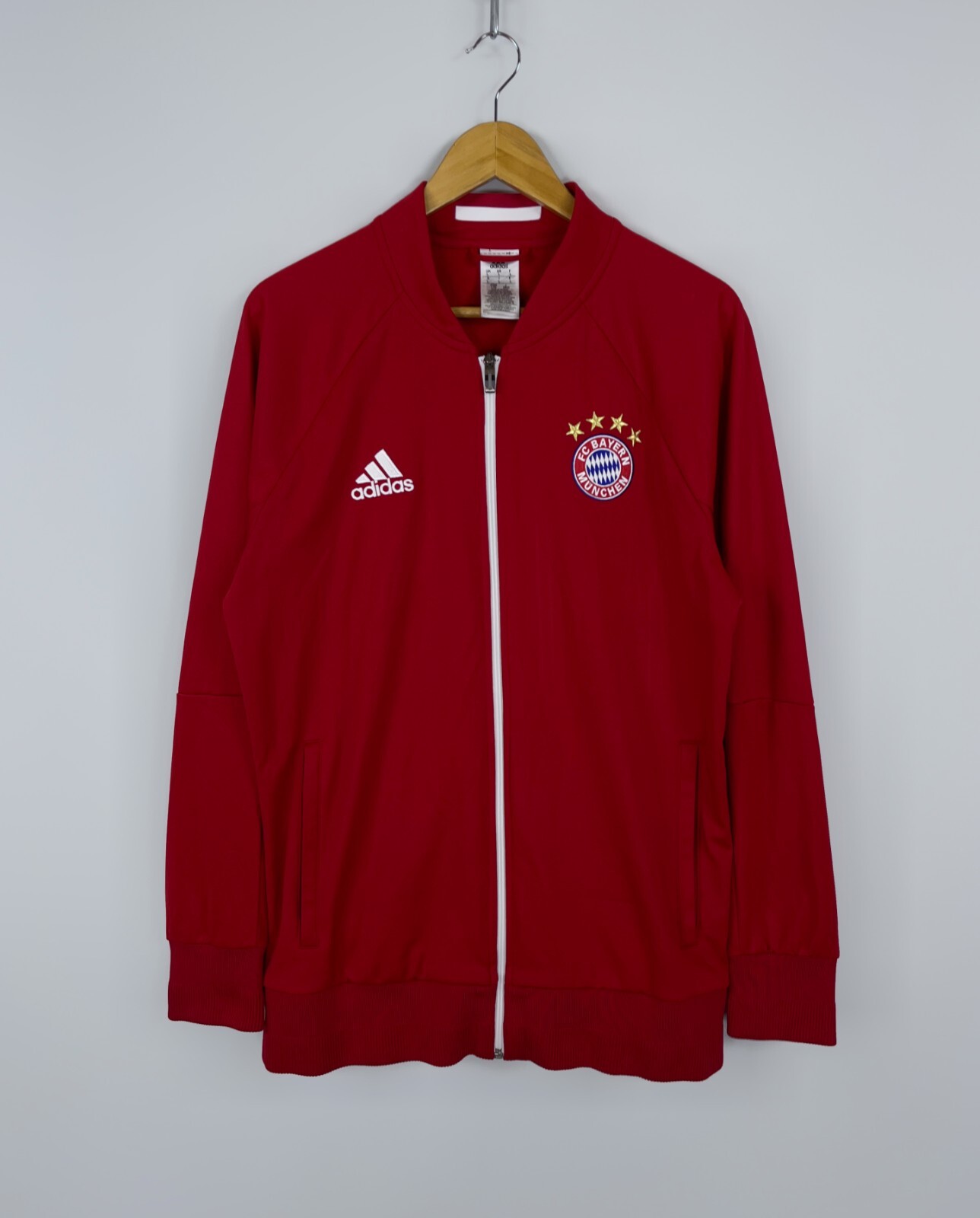 Men's ADIDAS FC Bayern Munchen Soccer Football Red Track
