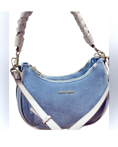 nuit ニュイ rebuild purse L / white denim nuit ニュイ rebuild purse L / white denim